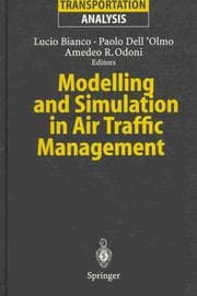 Tapa de Modelling and simulation in air traffic management