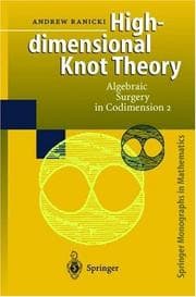 Tapa de High-dimensional knot theory