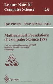 Tapa de Mathematical Foundations of Computer Science 1997
