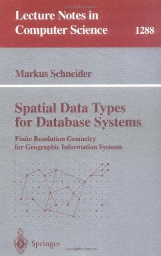 Tapa de Spatial data types for database systems
