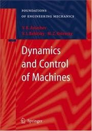 Tapa de Dynamics and control of machines