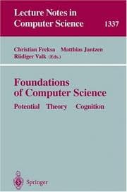 Tapa de Foundations of computer science