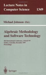 Tapa de Algebraic Methodology and Software Technology