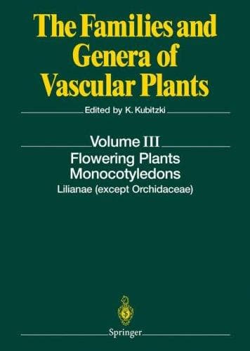 Tapa de Flowering Plants. Monocotyledons