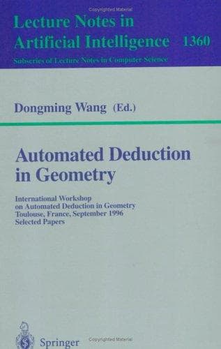 Tapa de Automated Deduction in Geometry