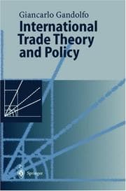 Tapa de International trade theory and policy
