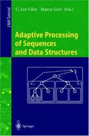 Tapa de Adaptive processing of sequences and data structures