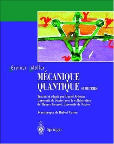 Tapa de Mécanique Quantique. Symétries