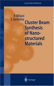 Tapa de Cluster beam synthesis of nanostructured materials
