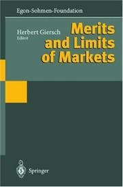 Tapa de Merits and limits of markets