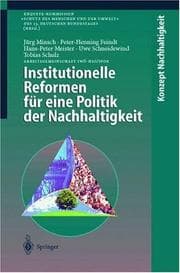 Tapa de Institutionelle Reformen für eine Politik der Nachhaltigkeit