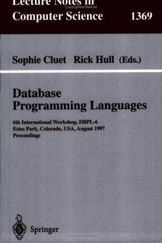 Tapa de Database programming languages