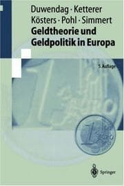 Tapa de Geldtheorie und Geldpolitik in Europa