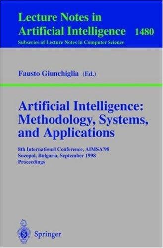 Tapa de Artificial Intelligence: Methodology, Systems, and Applications