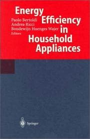 Tapa de Energy efficiency in household appliances