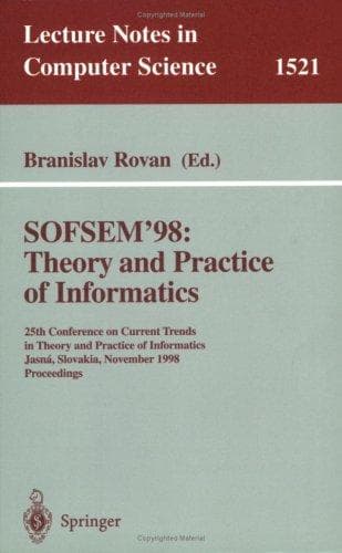 Tapa de SOFSEM '98: Theory and Practice of Informatics