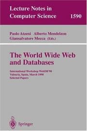 Tapa de The World Wide Web and databases