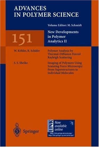 Tapa de New Developments in Polymer Analytics II