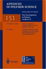 Tapa de New Developments in Polymer Analytics II