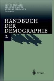 Tapa de Handbuch der Demographie