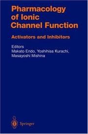 Tapa de Pharmacology of ionic channel function