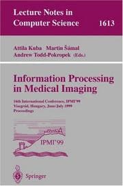 Tapa de Information processing in medical imaging