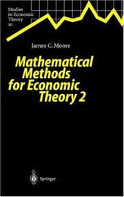 Tapa de Mathematical Methods for Economic Theory 2 (Studies in Economic Theory)