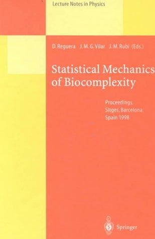 Tapa de Statistical mechanics of biocomplexity