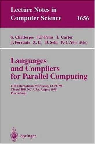 Tapa de Languages and compilers for parallel computing