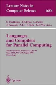 Tapa de Languages and compilers for parallel computing