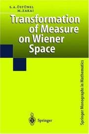 Tapa de Transformation of measure on Wiener space