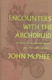 Tapa de Encounters with the archdruid