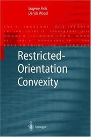 Tapa de Restricted-orientation convexity