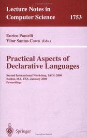 Tapa de Practical aspects of declarative languages