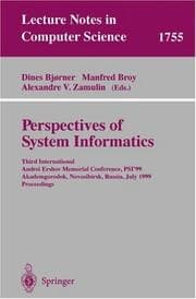 Tapa de Perspectives of system informatics