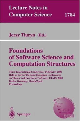 Tapa de Foundation of Software Science and Computation Structures