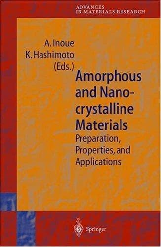 Tapa de Amorphous and Nanocrystalline Materials
