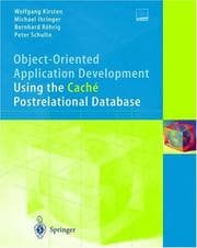 Tapa de Object-oriented application development using the Caché postrelational database