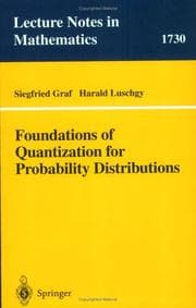 Tapa de Foundations of quantization for probability distributions