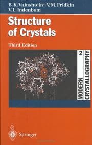 Tapa de Modern crystallography