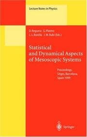 Tapa de Statistical and dynamical aspects of mesoscopic systems