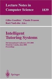 Tapa de Intelligent tutoring systems