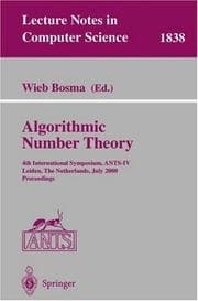 Tapa de Algorithmic Number Theory