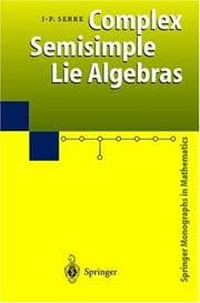 Tapa de Algèbres de Lie semi-simples complexes