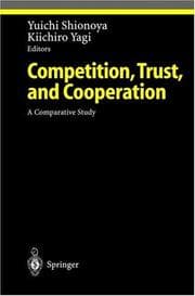 Tapa de Competition, trust, and cooperation