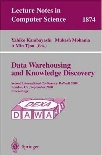 Tapa de Data warehousing and knowledge discovery