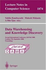 Tapa de Data warehousing and knowledge discovery