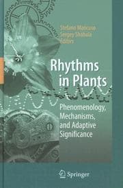 Tapa de Rhythms in plants