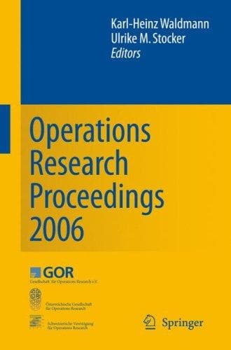 Tapa de Operations Research Proceedings 2006