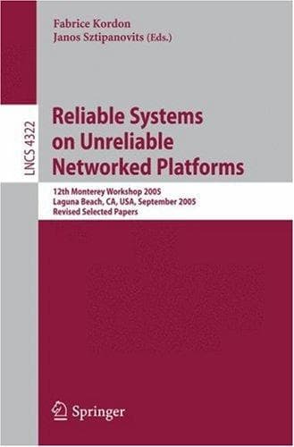 Tapa de Reliable systems on unreliable networked platforms